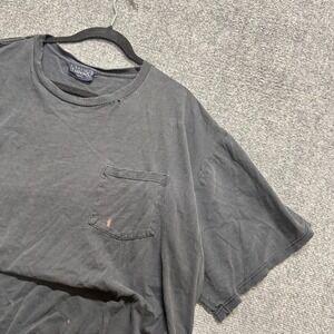 Basic Edition T-Shirt Men's Medium Stained Distressed Lounge Cotton Black